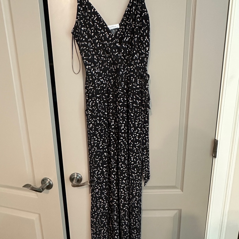 Elegant Black and White jumpsuit